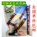猫咪牵引绳猫链子拴猫绳溜猫绳子 宠物胸背带栓猫绳子牵引带包邮