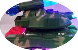 儿童电动坦克玩具3-6周岁塑料男孩军事仿真汽车模型宝宝玩具1-3岁