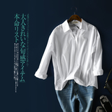 CA34白色恋歌-欧美风春夏女装新款褶皱棉质宽松套头白衬衫ln79 SS