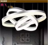 LED圆形客厅吊灯现代简约大气亚克力吊灯创意个性餐厅卧室酒店灯