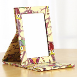 雅皮仕随身折叠化妆镜台式 创意韩国公主镜子 单面高清美容镜包邮