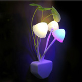 阿凡达光控感应蘑菇小夜灯 插电节能壁灯喂奶灯梦幻蘑菇灯