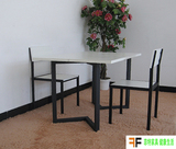 新款钢木变形餐桌宜家简约折叠餐桌可伸缩家用长条桌厨房桌靠墙桌