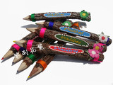 热卖马尔代夫旅游纪念品手信手工木头彩色铅笔出口原单特价 单支