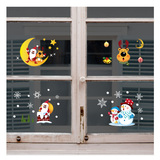 新年春节圣诞双面玻璃装饰贴雪花贴橱窗贴窗花窗纸韩国自粘墙贴55