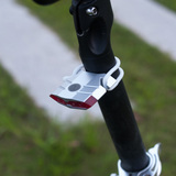 山地公路自行车充电尾灯 USB后车灯LED警示灯单车骑行装备配件