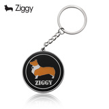 ZIGGY芝一阁 品牌logo合金钥匙扣 原创设计 创意礼品