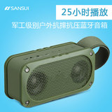 Sansui/山水 E33无线蓝牙车载迷你音响户外便携式NFC插卡小音箱