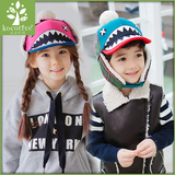 韩国2015新款儿童帽子秋冬款男女宝宝小孩冬季保暖护耳帽2-8岁潮