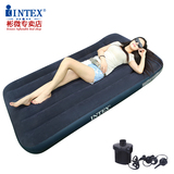 intex内置枕头充气床单人气垫床家用双人充气床垫户外加厚充气垫