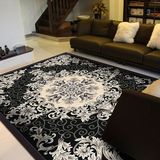 黑白欧式美式波斯风格加厚进口羊毛地毯现货 古典中式宫廷地毯