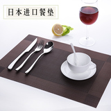 日本进口 餐桌垫子防滑PVC隔热垫时尚西餐垫茶几垫盘垫碗垫杯垫