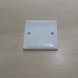 PVC接线盒 明装盒盖板 明盒盖板 插座底盒面板 无孔盖板 塑料白板
