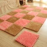 南韩丝拼接地毯客厅地毯飘窗地毯卧室地垫满铺可裁剪加厚加绒环保