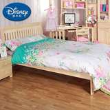 迪士尼儿童实木床 酷漫居松木床 单人床 芬兰松儿童家具 1.5米床