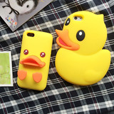 日韩新款大黄鸭iphone6s手机壳苹果6plus硅胶软套5s全包外壳批发
