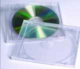 100克特厚单碟装CD盒高档CD光盘盒透明CD光碟盒DVD光盘盒
