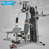 沃尔克 大型组合力量器械多功能运动健身器材三人站综合训练器