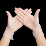 加厚无粉一次性PVC手套 烘焙裱花防油揉面厨房用手套20只塑胶手套
