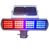 双面LED太阳能爆闪灯信号灯   施工路障交通警示灯交通安全指示灯