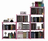 简易书架多功能室内落地书柜创意自由组合置物架储物收纳柜子特价