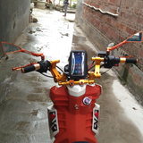 自行车手机支架防水包山地车电瓶电动车摩托车载导航架夹骑行通用