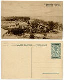 1910年代比属刚果加盖卢旺达斯坦利维尔左岸邮资片45C