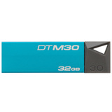 金士顿32gu盘DTM30 USB3.0高速精致炫薄优盘 32GB U盘正品送挂绳