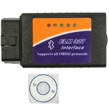 蓝牙ELM327 Bluetooth OBD2 V2.1 汽车检测仪 行车电脑油耗仪