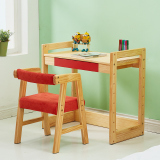 zghs实木儿童桌椅套装可升降小学生写字桌台简约课桌组合书桌特价