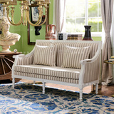 特价美式法式乡村沙发实木架 大小户型客厅橡木实木沙发 布艺沙发