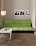 出口简约现代随意书变换客厅户型布艺简易双人可折叠沙发床