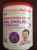 美国 Happy baby禧贝米粉2段婴儿米粉米糊 添加DHA益生菌 新