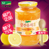 KJ蜂蜜柚子茶1000g 韩国原装进口 75%柚子含量 冲饮国际水果茶