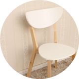 特价诺米拉实木电脑椅餐椅咖啡椅北欧风格居家会客椅时尚百搭环保