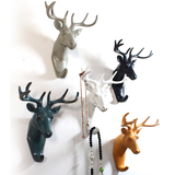 壁饰美式创意鹿头壁挂客厅墙壁墙面装饰挂钩卧室复古欧式动物立体