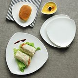 西餐创意牛排盘陶瓷西餐盘平盘浅盘菜盘纯白盘子菜盘碟子餐盘餐具