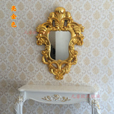 欧式浴室镜子卫生间壁挂镜洗手间梳妆镜 酒店KTV婚庆复古装饰镜框