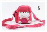 包邮代购阿拉猫迷你可爱斜跨包单肩包糖果色儿童斜背包手机相机包