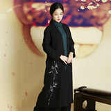 偈语【和雅】高档茶艺师服装古琴表演中国风女装专业舞台摄影套装