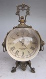 古玩古董收藏 老西洋钟表机械表挂钟大座钟表古玩杂项老闹钟表43