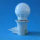 带开关LED小夜灯泡厕所灯楼道阳台插座床头灯喂奶灯357瓦节能插电