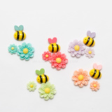 蜜蜂采花卉早教冰箱贴卡通磁贴 韩国立体创意吸铁石磁铁磁性贴