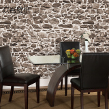 美式复古石纹壁纸 客厅现代简约壁画卧室影视墙无缝墙纸 石头墙