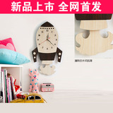 创意钟表儿童品牌日韩式艺术时尚简约挂钟客厅卧室个性挂表大壁钟