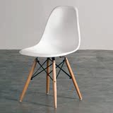 餐椅设计师椅塑料休闲时尚靠背椅子伊姆斯椅 eames洽谈椅
