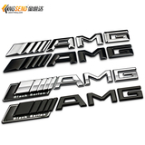 奔驰改装金属AMG车标车贴 C级E级S级CLA C63 AMG车尾标 字标 贴标