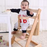 宝宝餐椅婴幼儿实木儿童餐椅可调档折叠升降便携式简易折叠椅吃饭