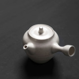 【卜器】景德镇陶瓷茶具 手把壶 白瓷 瓷壶 茶壶