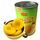正品木兆牌MuZhao黄桃罐头出口韩国425g*12罐砀山水果罐头批发